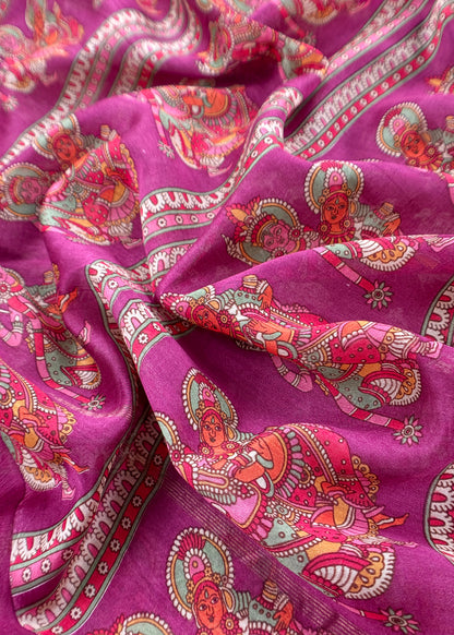 Maheshwari silk suit gifting for women

