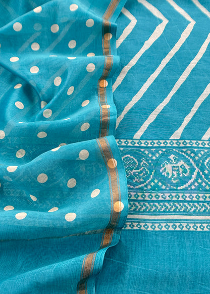 Pure maheshwari suit for women

