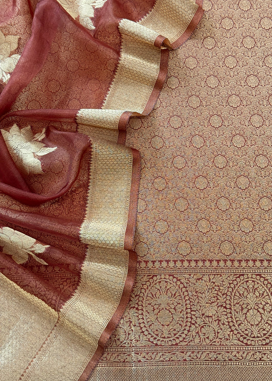 party wear brocade silk suit at the best price