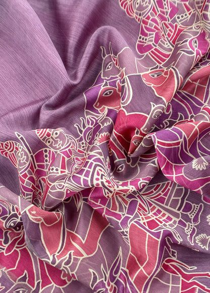 Summer wear maheshwari suit with dupatta

