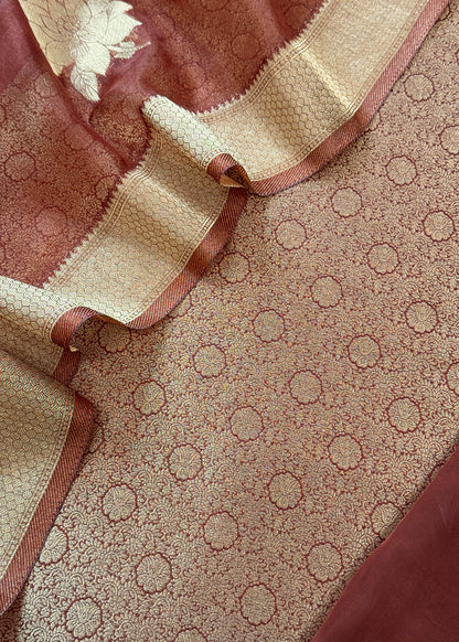 Indian ethnic wear brocade suits for women

