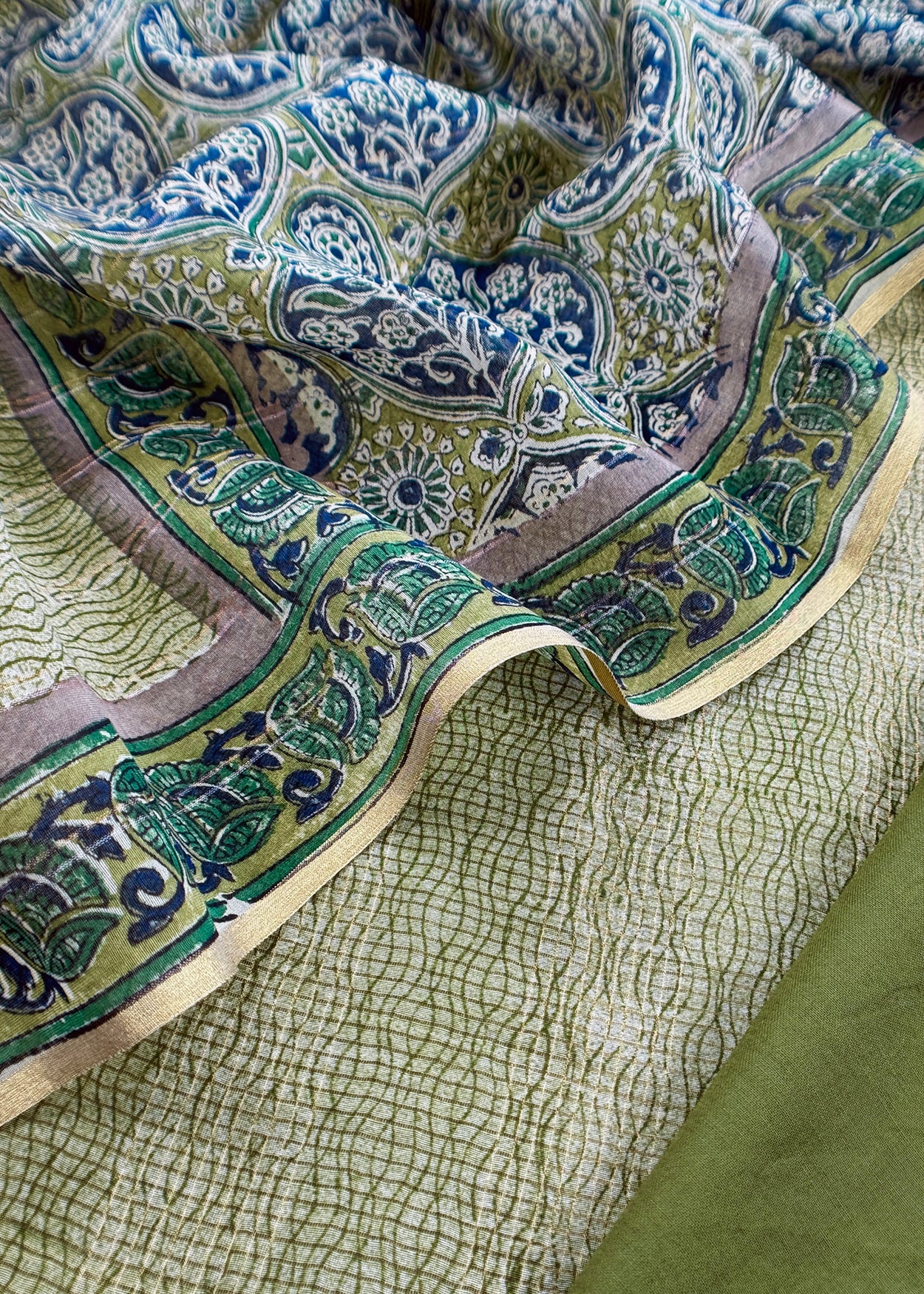 Chanderi suit set gifting for women

