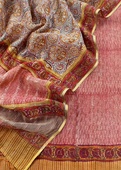 Indian ethnic wear chanderi silk suits for women

