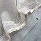 Light Grey Pure Mul Chanderi Suit With Chidiya French Thread Embroidery