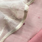 Pastel Pink Pure Mul Chanderi Suit With Chidiya French Thread Embroidery