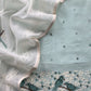 Sea Green Pure Mul Chanderi Suit With Chidiya French Thread Embroidery