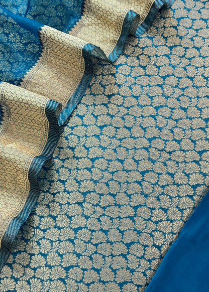 Indian ethnic wear brocade suits for women

