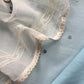 Pastel Blue Pure Mul Chanderi Suit with Chidiya French Thread Embroidery