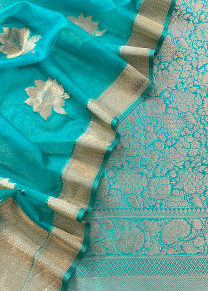 party wear brocade silk suit at the best price

