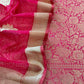 Indian Traditional Wear Brocade Organza Fabric

