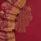 Maroon Premium Kani Silk Suit With Kani Zari Weaving