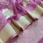Indian Traditional Wear Brocade Organza Fabric

