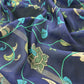 Green And Blue Kalamkari Print Pure Maheshwari Silk Suit With Dupatta