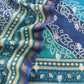 Sky And Blue Bandhani Banarsi Suit In Maheshwari Silk