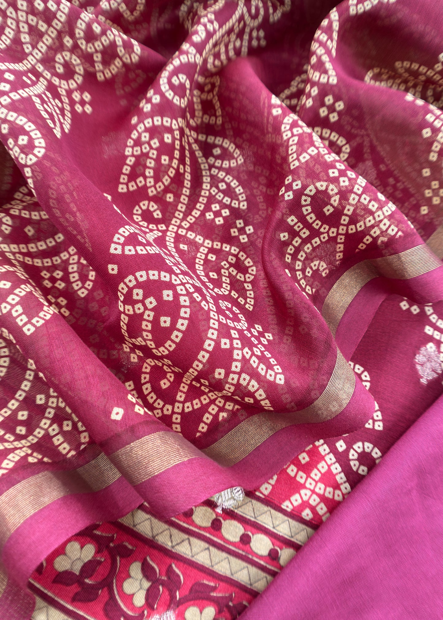 Wine Pure Maheshwari Silk Suit With Banarasi Bootis