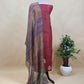 Sahiba 2025 Dark Rust Red Handloom Desi Tussar Kurta With Zardosi Work And Ghicha Tussar Dupatta