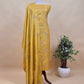 Sahiba 2025 Marigold Yellow Pintuck Handloom Desi Tussar Suit With Zardosi And Resham Embroidery