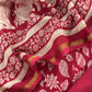 Red Maheshwari Silk Suit With Kalamkari Dupatta