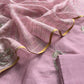 Sahiba 2025 Taffy Pink Handloom Desi Tussar Kurta With Zardosi Embroidery And Handwoven Tissue dupatta