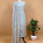 Almond beige Handloom Mul Suit with Peacock Resham Bharwa Embroidery