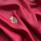 Sahiba 2025 Sangria Red Pintuck Handloom Desi Tussar Suit with Zardosi and Resham Embroidery