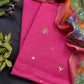 Pink Pure Handloom Tussar Silk Suits Set