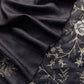 Sahiba 2025 Charcoal Black Handloom Desi Tussar Suit With Pitta And Appliqué Work