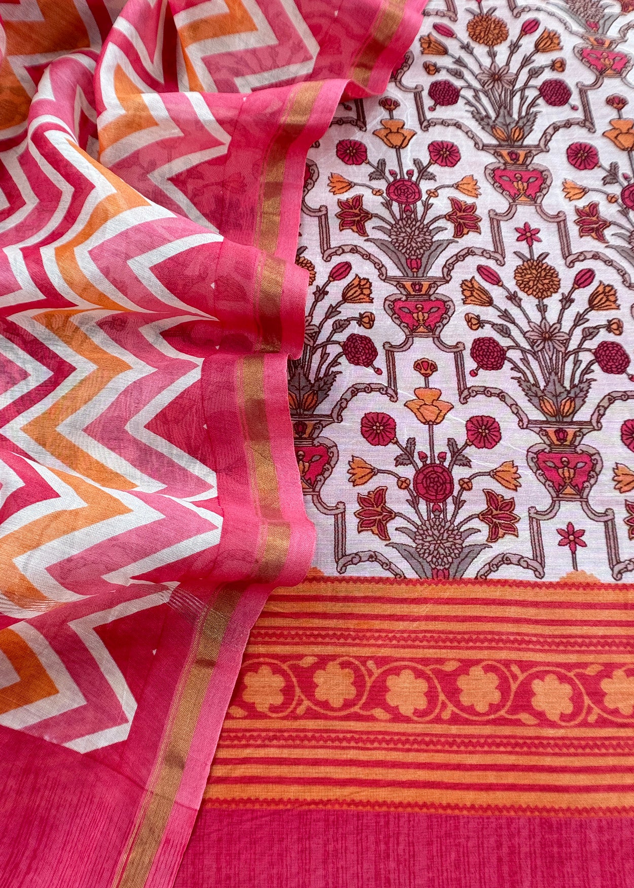 Pure maheshwari suit for women

