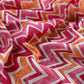 Red Gulbahar Pure Maheshwari Silk Unstitched Suit Fabric With Jaipuri Handblock Print