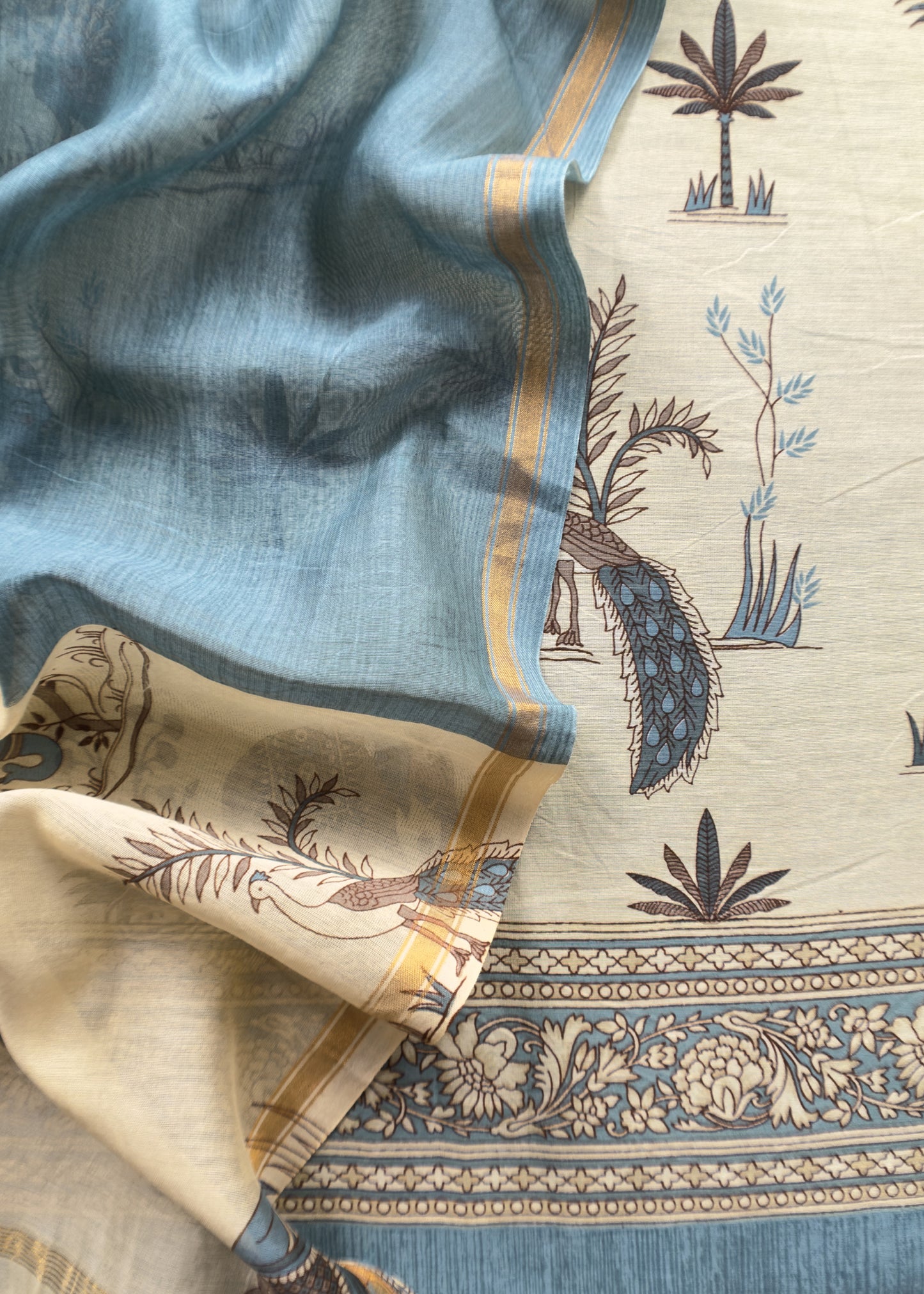 Shikagarh Maheshwari Silk Suit Fabric