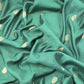 Green Handloom Munga Silk Suit With Zari Weaving