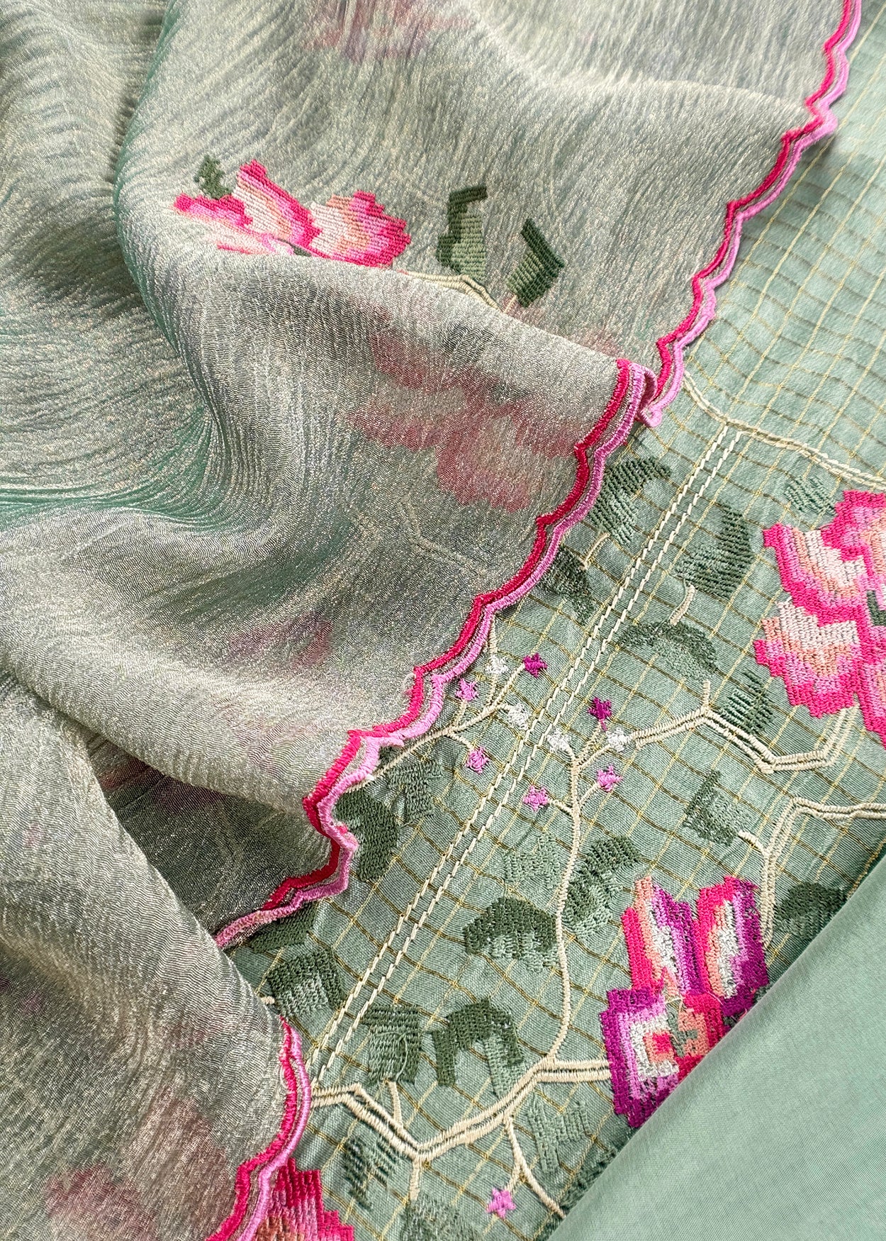Indian ethnic wear handloom silk suits for women

