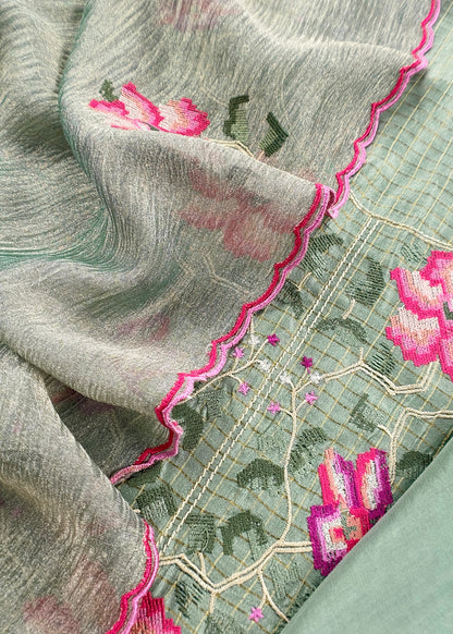 Indian ethnic wear handloom silk suits for women


