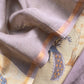 Yellow And Brown Shikagarh Maheshwari Silk Suit