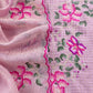 Premium quality silk suit with crushed tissue silk dupatta

