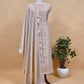 Guldasta 2025 Mauve Pure Silk Suit with gold weaving