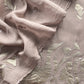 Saddle Brown Presenting Our Pure Mul Cotton Unstitched Dupatta Suit With Tissue Appliqué Work.