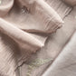 Saddle Brown Presenting Our Pure Mul Cotton Unstitched Dupatta Suit With Tissue Appliqué Work.