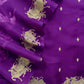 The Violet Affair Sikhagarh Handloom Organza Silk Suit With Floral Dupatta And Zari Embroidery