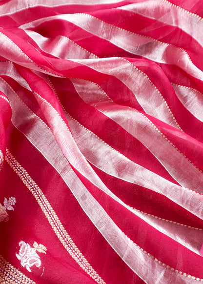 premium tissue silk suit with kadwa weaving

