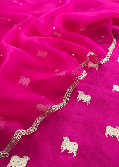 Shop designer chiniya silk suit for party and wedding celebration

