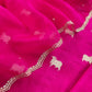 Pure Chiniya Silk Kurta And Kora Silk Dupatta With Handwork