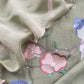 Green Pure Mul Parrot Suit With Resham Embroidery, Sequins And Pearls