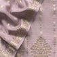 Guldasta 2025 Mauve Pure Silk Suit with gold weaving
