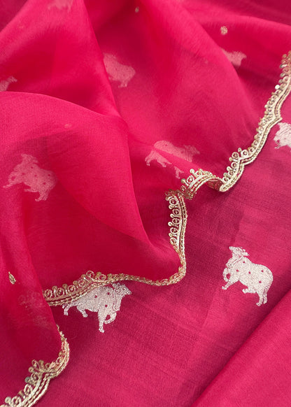 Indian ethnic wear chiniya silk suits for women

