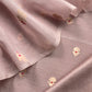 Light Mauve Pura Kora Silk Suit In Kadwa Weaving