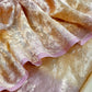 Golden Yellow Pure Tissue Silk Suit With Kadwa Weaves