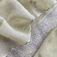 Lemon Yellow Pure Mul Chanderi Suit With Resham Embroidery