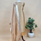 Mustard Ochre Designer Pure Brocade silk kurta And Tissue Silk Dupatta