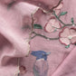 Blush Pink Pure Mul Parrot Suit With Resham Embroidery, Sequins And Pearls